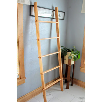 Solid Oak Blanket Ladder