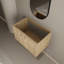 Meuble-lavabo en chêne contreplaqué 30 po, 2 portes, meuble-lavabo avec contreplaqué fini, espace de rangement abondant
