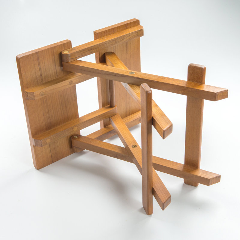 Lowman Solid Wood Accent Stool