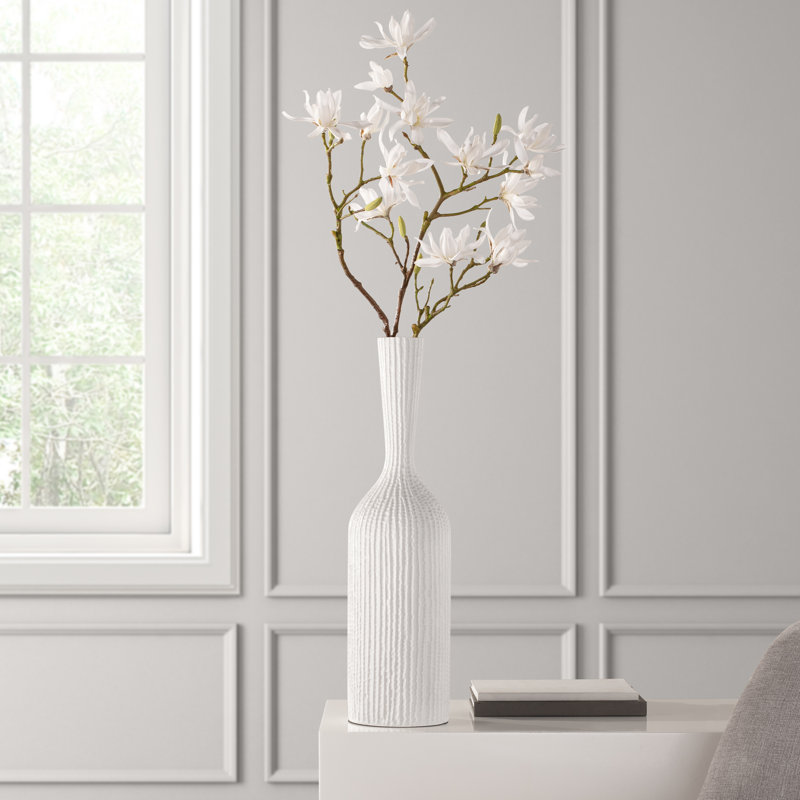  Vase de plancher Hepp, H 37,25 po x l 7 po x P 7 po