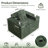 41.5" Boneless Cloud Sofa Chair, Corduroy Upholstered, 2 Cup Holders & Storage Pockets, No Assembly, for Living Room/Bedroom-314931553