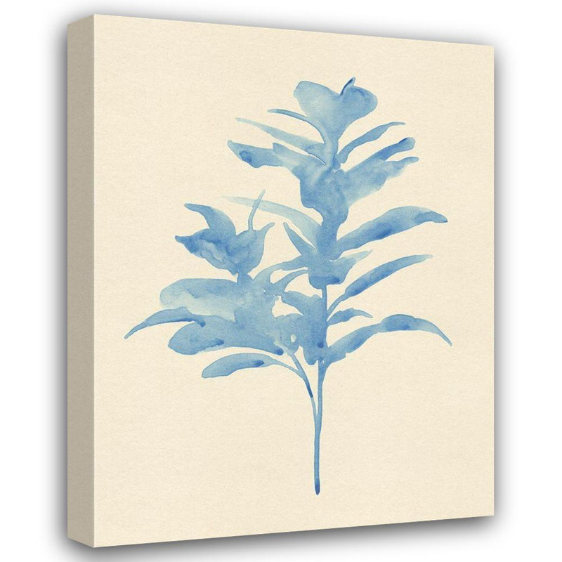 «Red Barrel Studio® Green», toile tendue avec châssis Jacob Gallery: Verditer Fig I, H 47 po x l 36 po