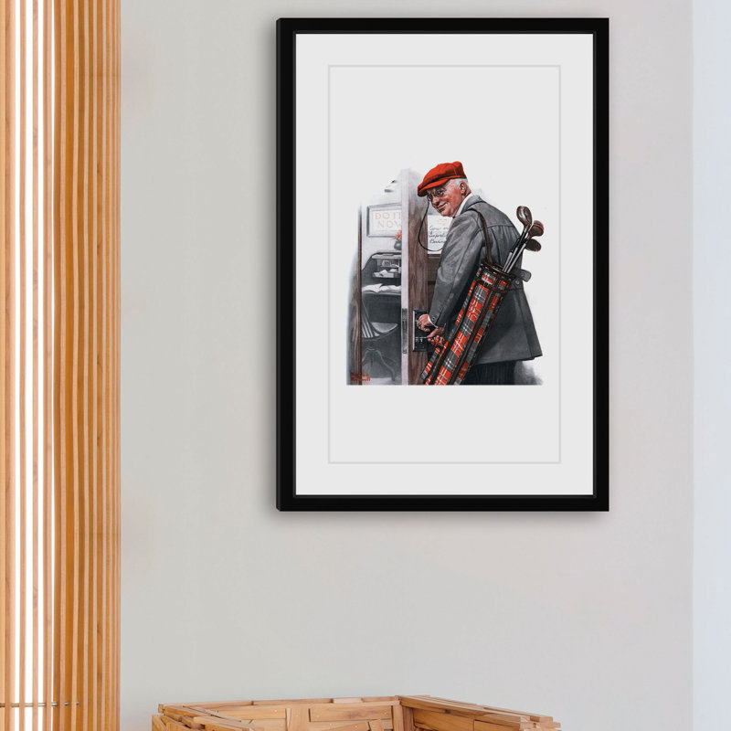 Norman Rockwell - Wrapped Canvas Print, 91 cm H x 61 cm W