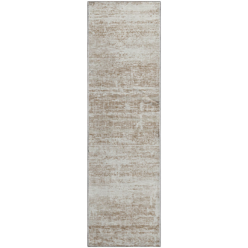Premium Machine Washable Gerardo Beige Rug, Runner 2'3" x 7'6"