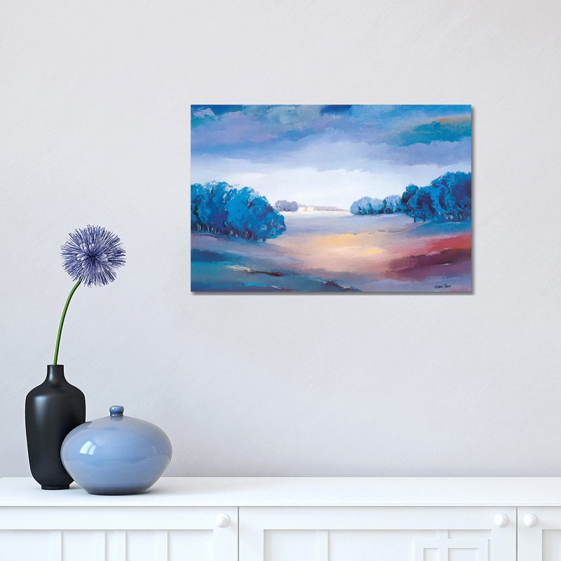 Serene II by Hans Paus - Wrapped Canvas Rectangle Print, 30.48 cm H x 45.72 cm W