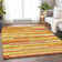 Premium Machine Washable Prisco Orange Rug