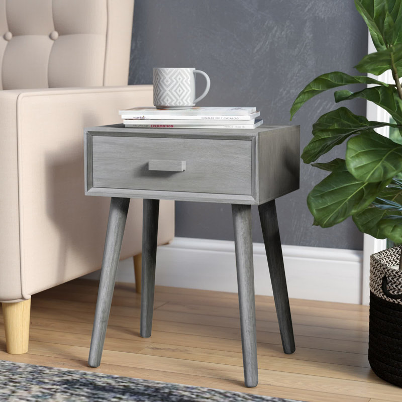 End Table, Slate Grey