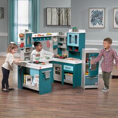 Step2 Fun with Friends Kitchen Set for Kids – Includes Toy Kitchen  Accessories