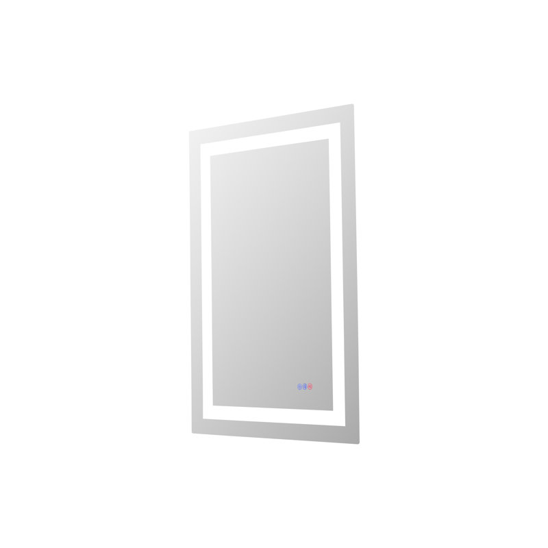 Riven LED Mirror, Adjustable Color 3000K/4200K/6400K, 24" x 36", Rectangle