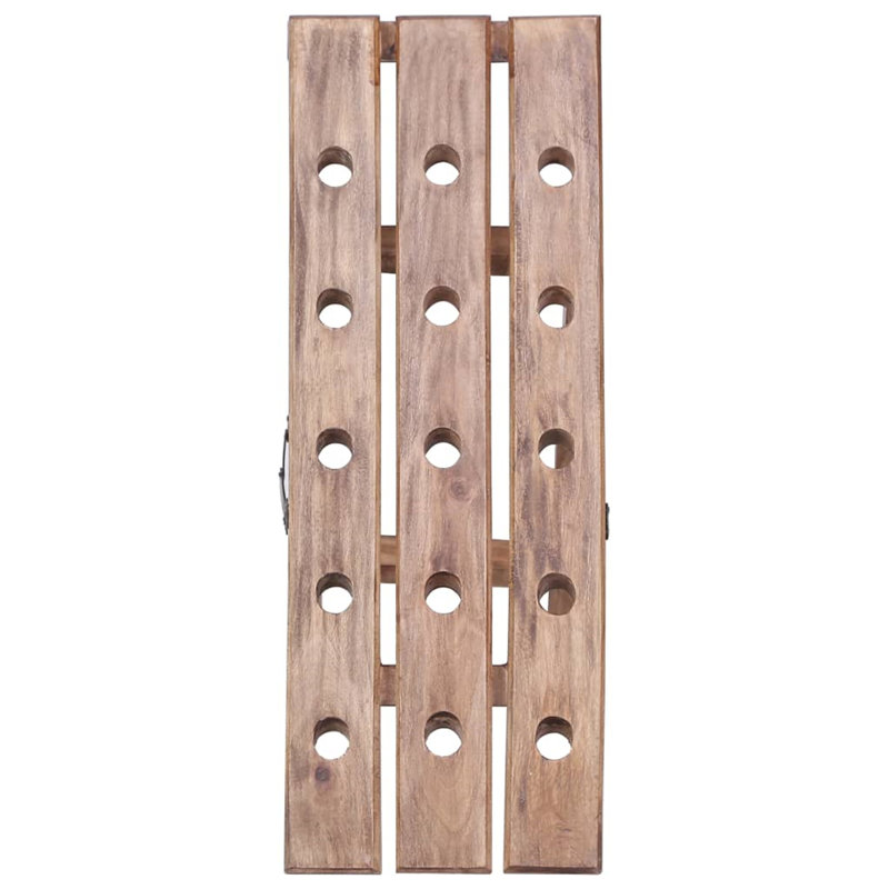 Aliane Floor Wine Bottle Rack Brown
