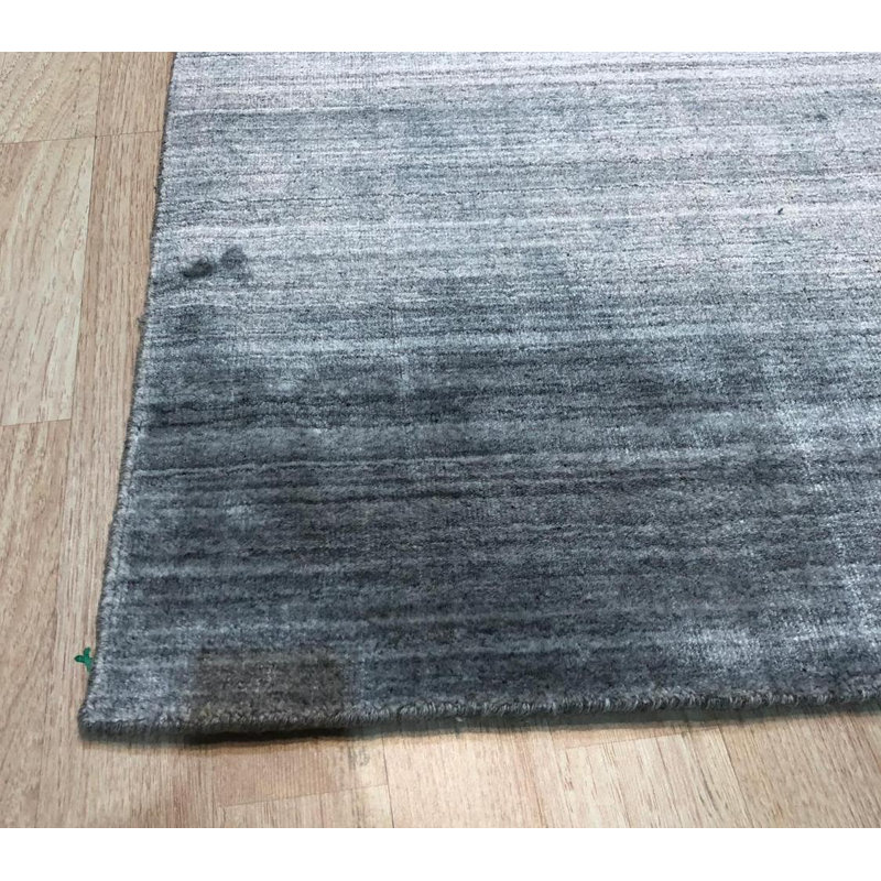 Tapis ocre Vijaya & Viscose, Rectangulaire 8 pi x 10 pi