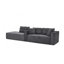 Canapé modulaire en L avec tissu velours côtelé-1422126763