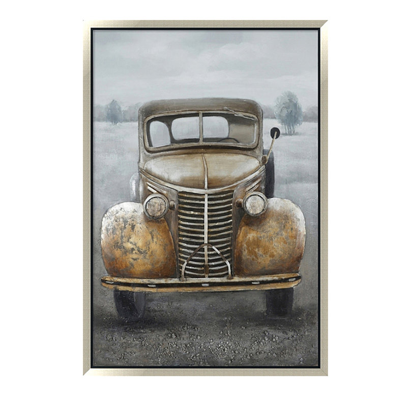 « rétro truck »-cadre de reproduction d’art sur toile