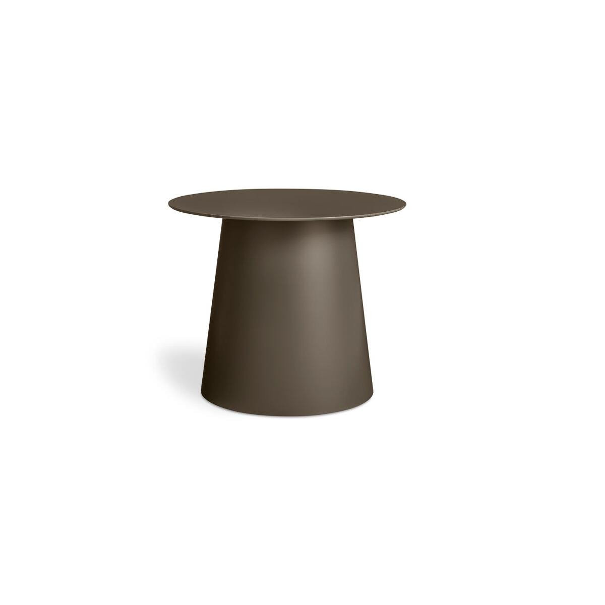 Circula Single End Table, 12" H x 15" W x 15" D, Dark Olive