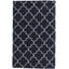 Tapis bleu marine Oharare