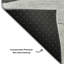 Tapis gris Premium Prisco lavable à la machine-459278845