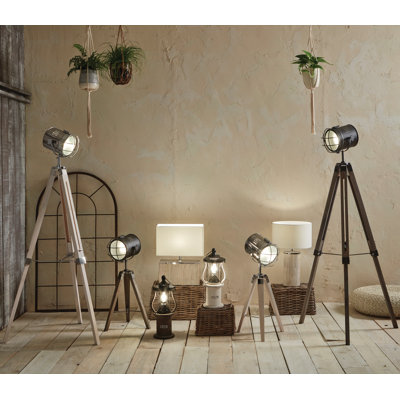 Barreiro 139cm White Tripod Floor Lamp