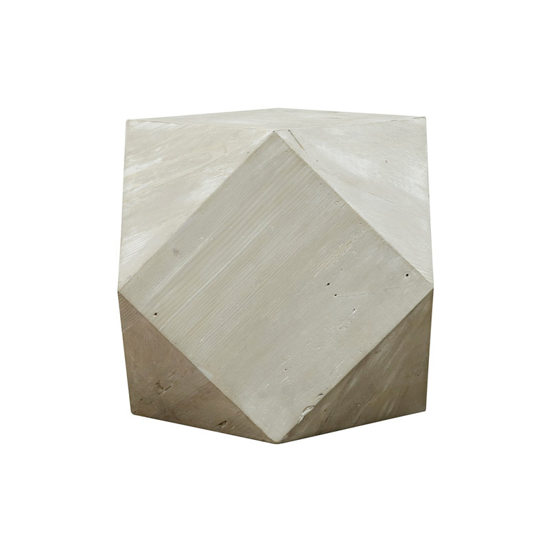 Iconsahedron Solid Wood End Table
