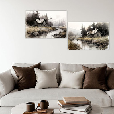 2 Piece Wrapped Canvas Print