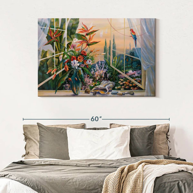 Lilie Window, 32" H x 48" W