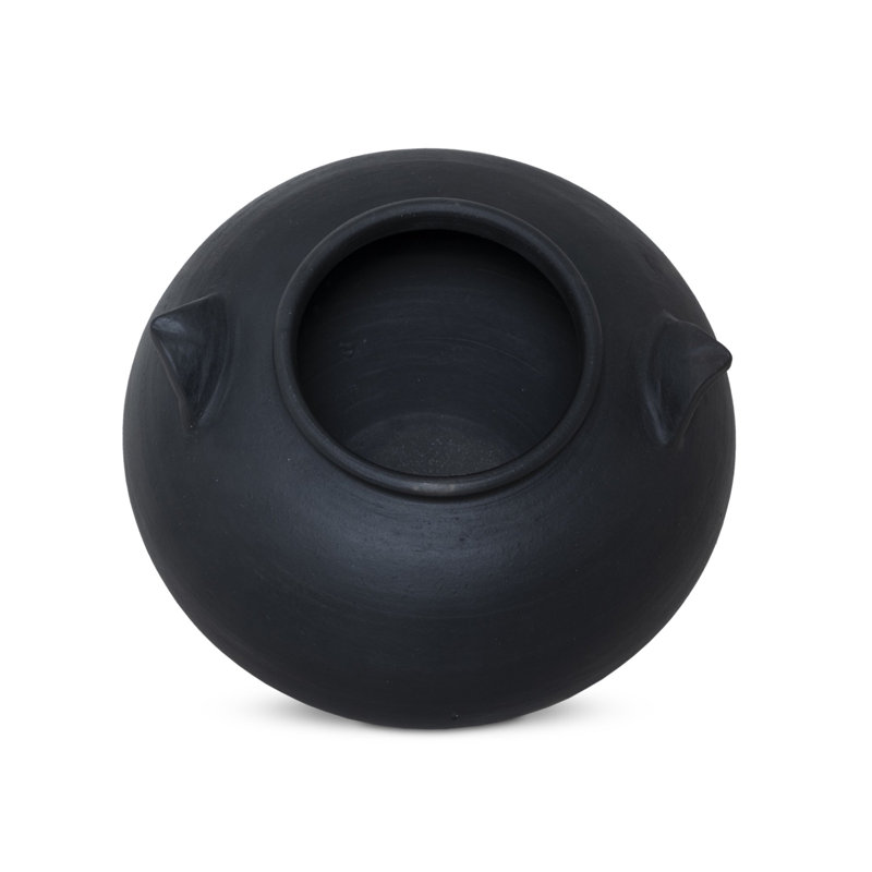 Civita Vase, Aged Black