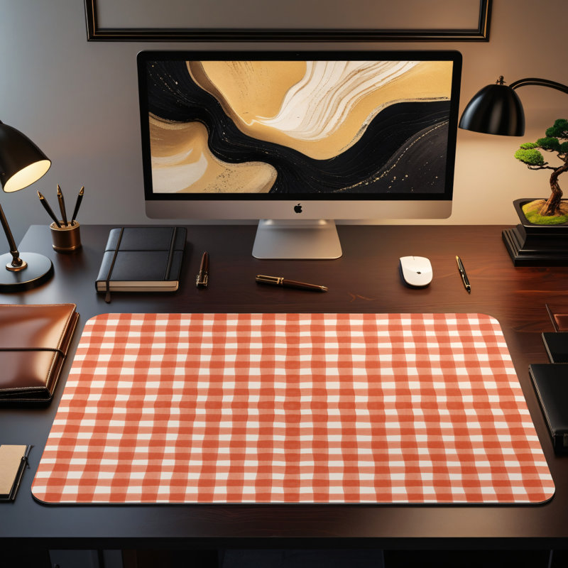Polyester Desk Pad, 14.4x12.1