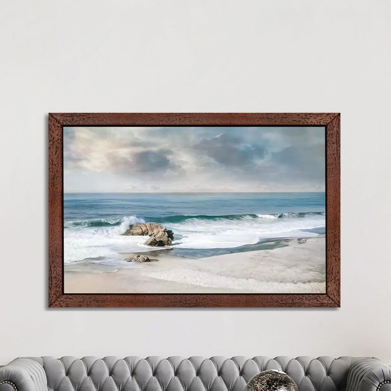 A Forever Moment by Mike Calascibetta - Print on Canvas, 101.6cm H x 152.4cm W x 3.81cm D, Brown Floater Framed