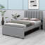 Lit plateforme tapissier avec lit gigogne-1800928856