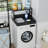 Washer Dryer Countertop, Wooden Countertop for Washer and Dryer, (Black)-123466867