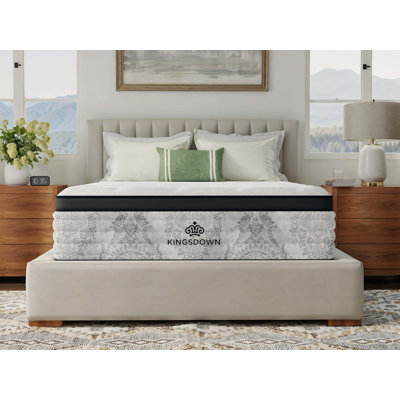 Kingsdown Passions Bankwell 16" Medium Firm Euro Pillow Top Hybrid Luxury Mattress by Kingsdown
