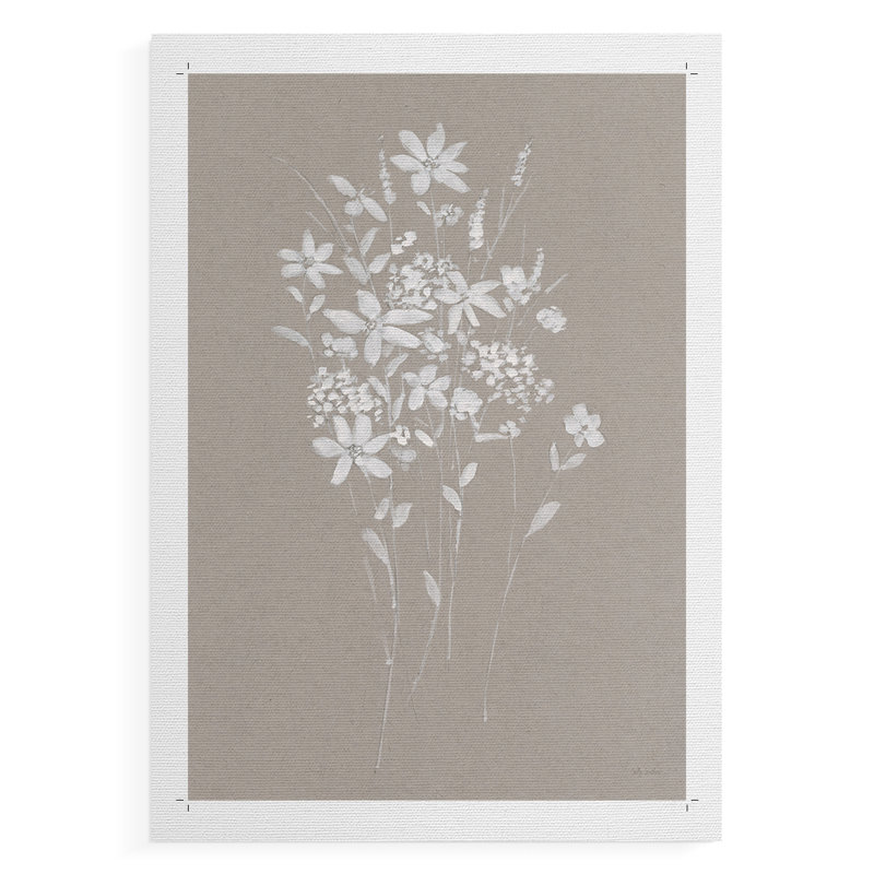 Delicate Botanicals II - Impression sur toile seulement - NON CADRE, H 27 po x l 18 po