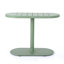 Bistro extérieur pour patio en fer - bleu sarcelle mat, 2 chaises et table ovale pour jardin, finition, patio, cour arrière-599079809