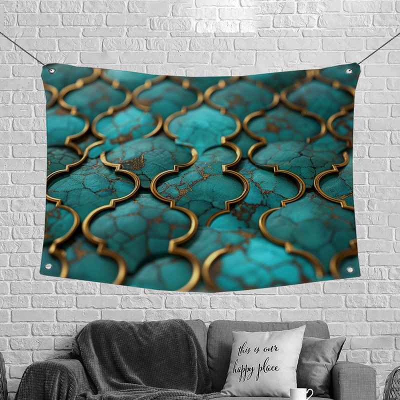 Microfiber Fabric Tapestry, 50" H x 60" W