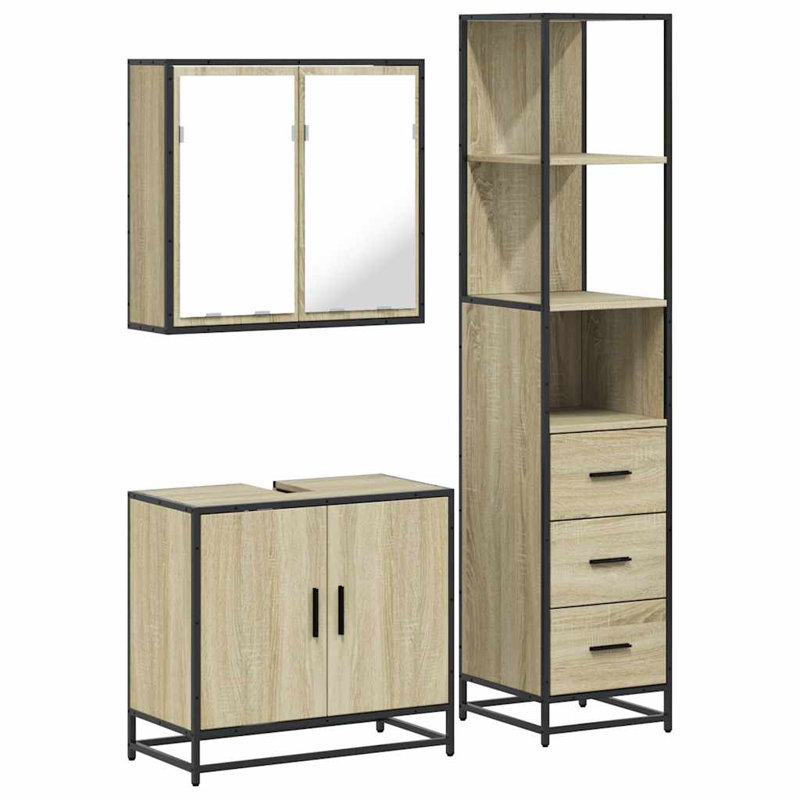 Bathroom Furniture Suite, Sonoma Oak