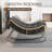 Oversized Outdoor Rocking Papasan Chair With Cushion-879188567