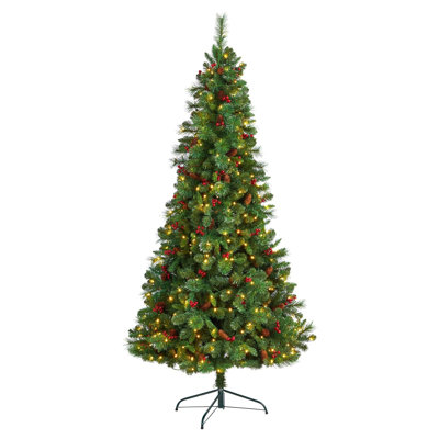 Flat Back Montreal Pine Artificial Christmas Tree