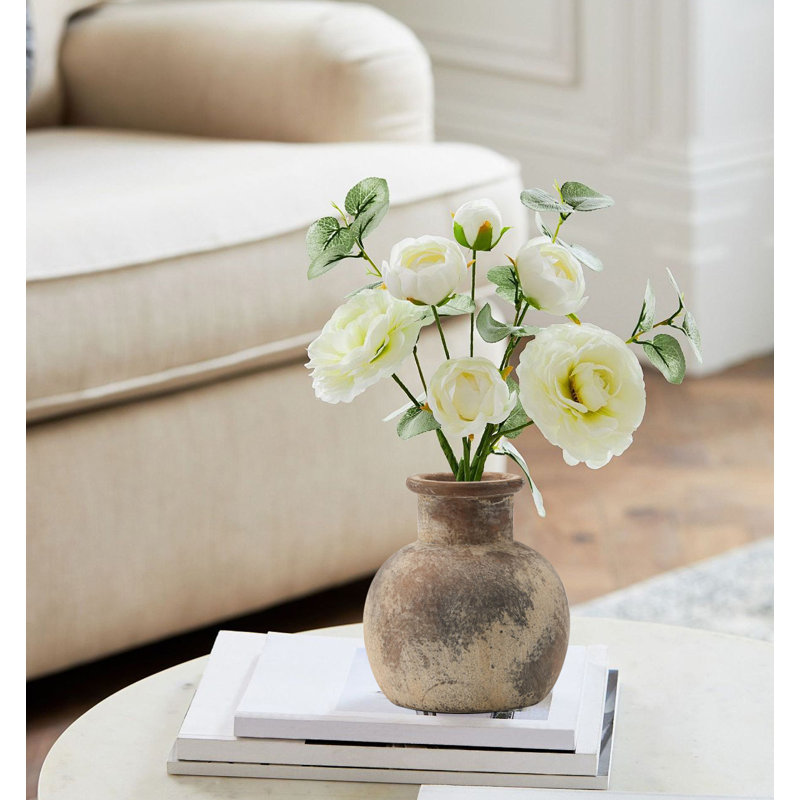 Vase, Decorative Flower Vase For Home Decor, Terracotta