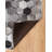 Jameown Patchwork Faux Cowhide Gray/Black Printed Area Rug-1482273608