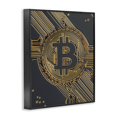 Web Of Wealth Circuits Framed Giclee, design by Svetlana Aleynikova