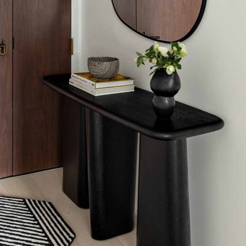 Console American Country, H 30,7 po x l 70,9 po x P 16,9, Noir