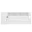 Twin Daybed with Trundle & Desk, Wood Platform Bed with Storage Drawers & Shelves, No Box Spring, White-117496636-117496637