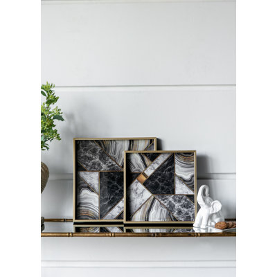 Byson Plastic / Acrylic Tray - Set of 2