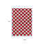 Tapis intérieur lavable à pois rouge 9 pi x 12 pi