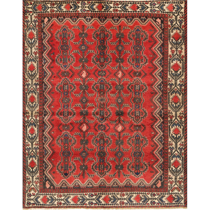 Tapis oriental brun / beige / rouge, Rectangle 8 pi x 12 pi