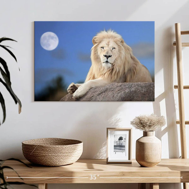 Brampt Lion Wild Cat, 16" H x 24" W