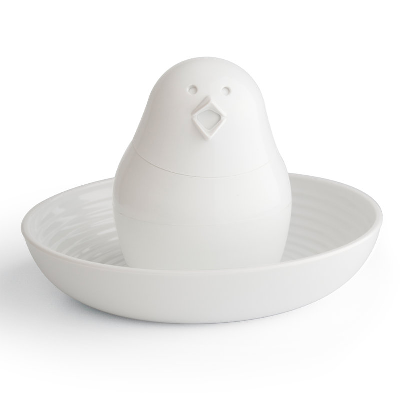 Design Ideas Qualy Salt and Pepper Combination, White