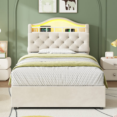 Metal Ottoman Storage Bed