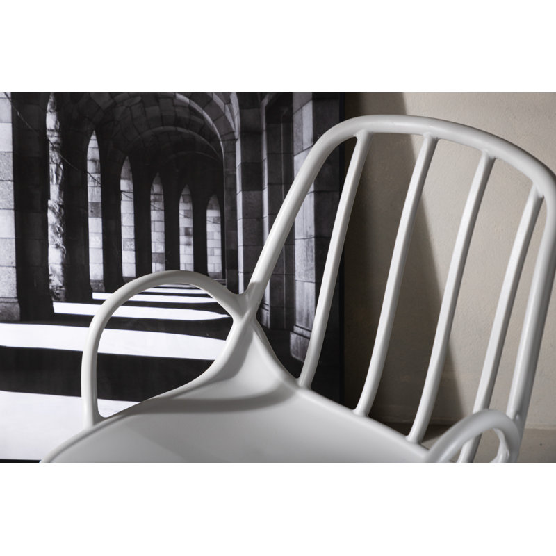 Burnam 46cm H Cantilever Chair, Light Grey