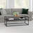 Duran Glass Top Single Coffee Table-1175672107