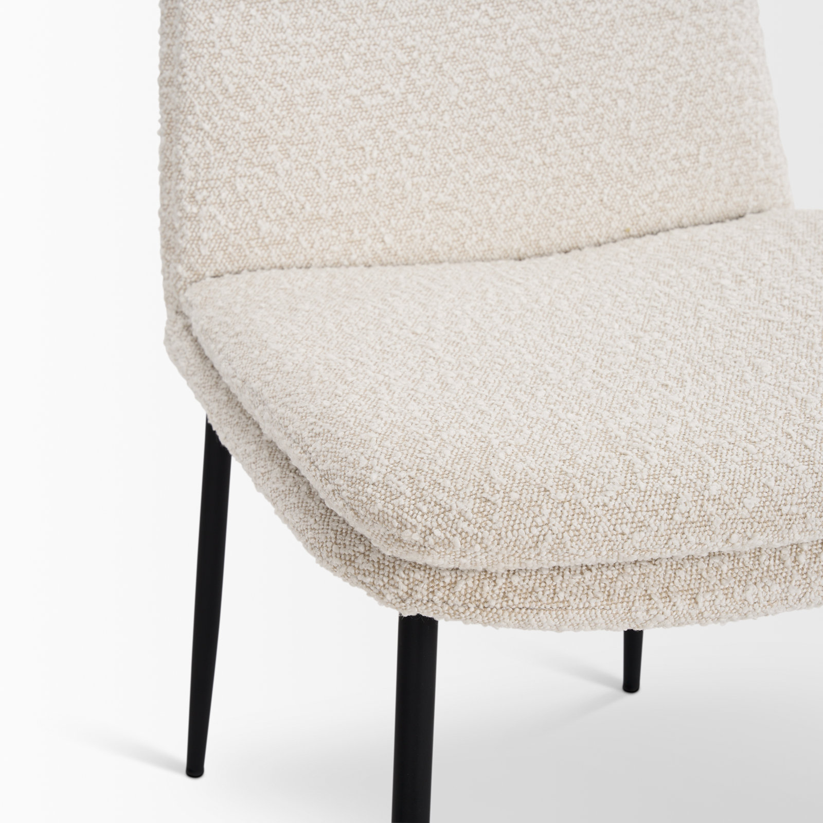 Mills Dining Chair, Cream